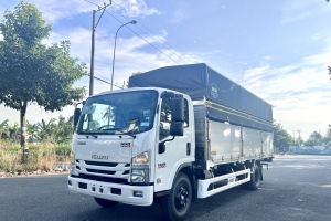NQR 550 THÙNG BỬNG NHÔM INOX 304 - MẪU 7